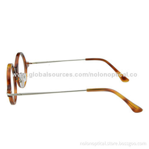 Round Eyelgasses with Thin Metalic, Meet FDA, CE and Drop Ball Test